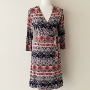 Banana Republic Multicolor Long Sleeve Dress
